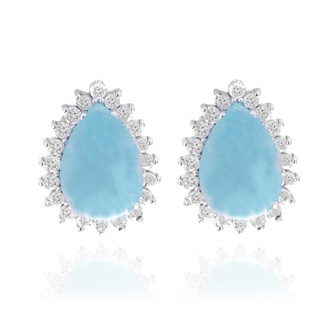 BRINCO GOTA TURMALINA PARAÍBA CABOCHÃO E BRILHANTES 6.1 CT