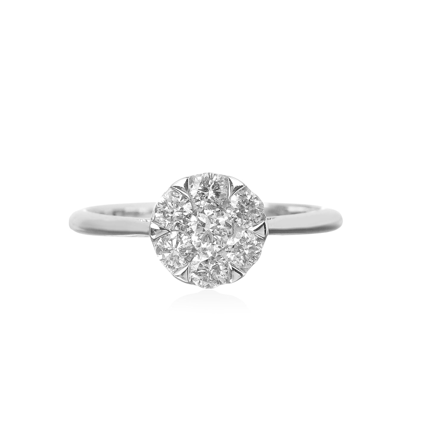 ANEL SOLITÁRIO ILUSION 0.65 CT