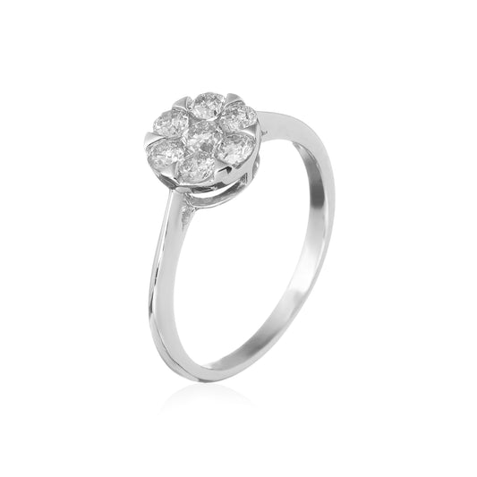 ANEL SOLITÁRIO ILUSION 0.65 CT