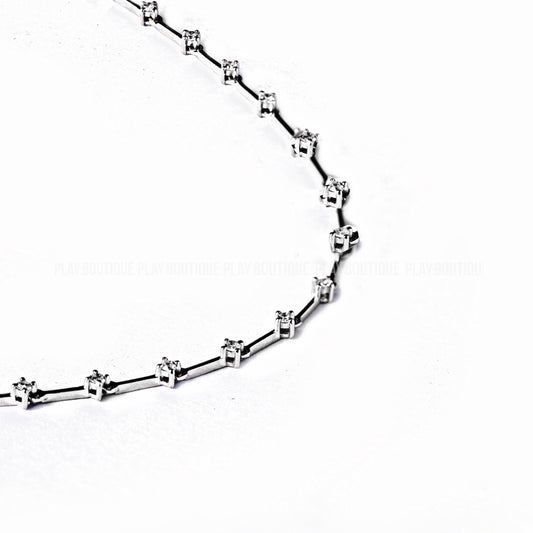 COLAR RIVIERA ESPAÇADO BRILHANTES 2.5 CT