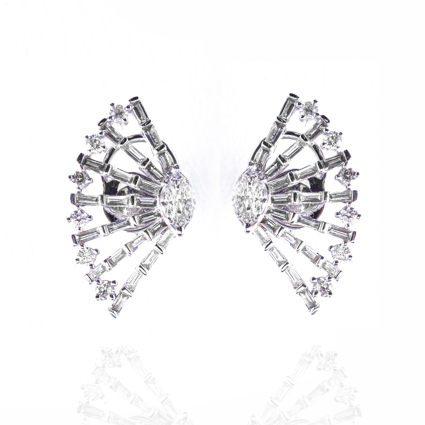 BRINCO ASA BRILHANTES E DIAMANTES BAGUETE 1.15 CT