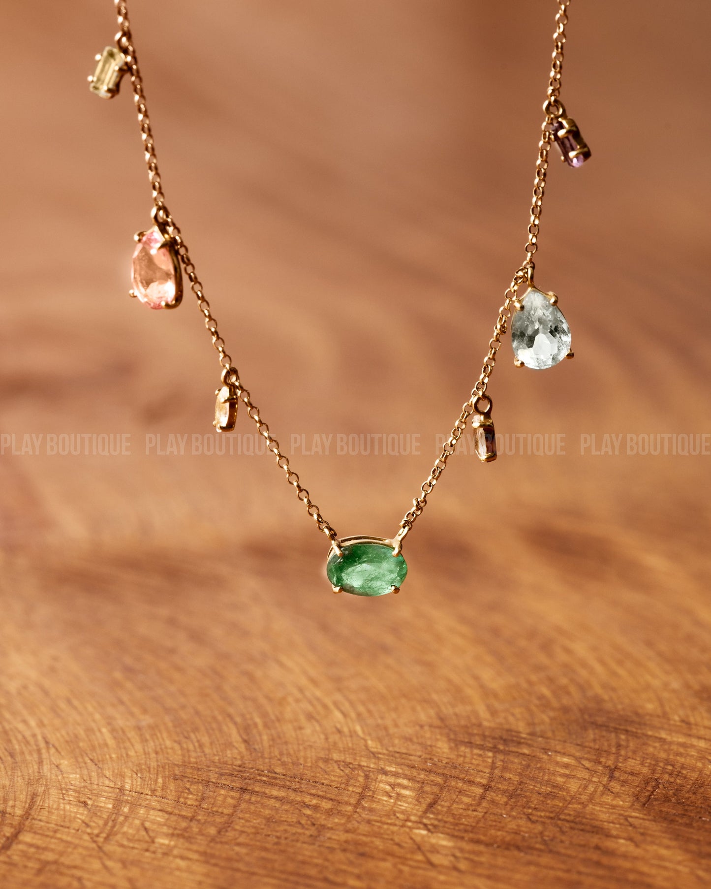 COLAR PINGENTES GOTAS COLOR 5 CT