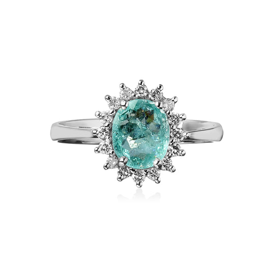 ANEL SHINE OVAL TURMALINA PARAÍBA 1.5 CT