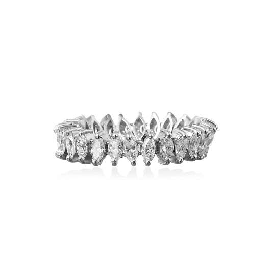 ALIANÇA MALÉAVEL DIAMANTES NAVETE 2.7 CT