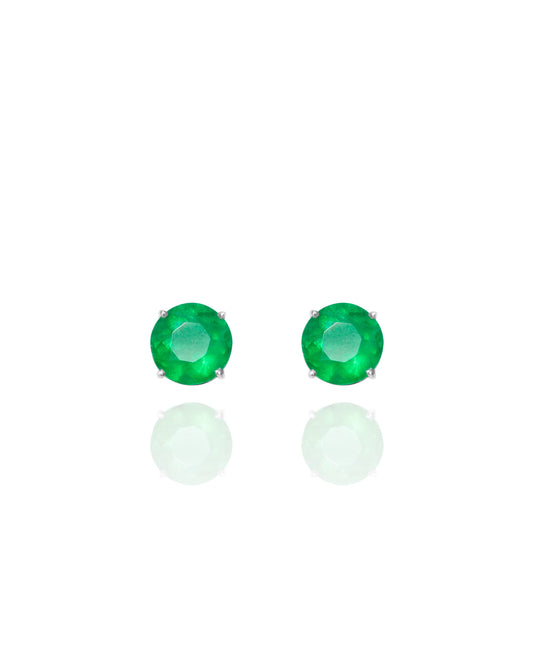 Brinco Solitário Esmeralda 5.2 CT