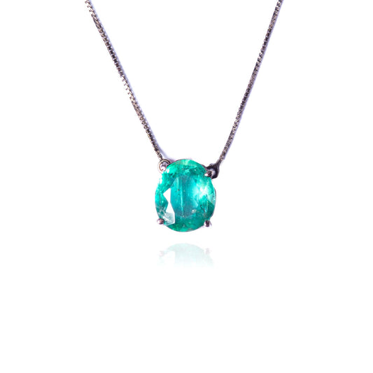COLAR OVAL ESMERALDA 2 CT