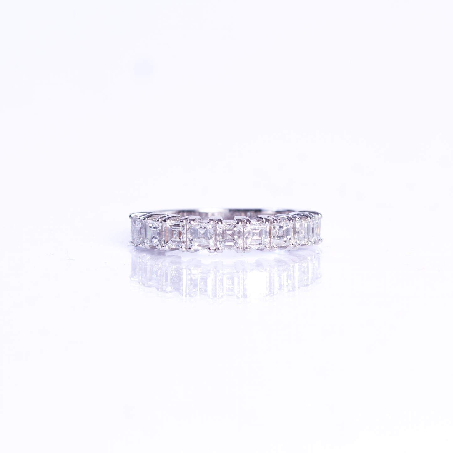 MEIA ALIANÇA DIAMANTES PRINCESS 1.32 CT