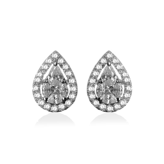 BRINCO SOLITARIO GOTAS 0.9 CT