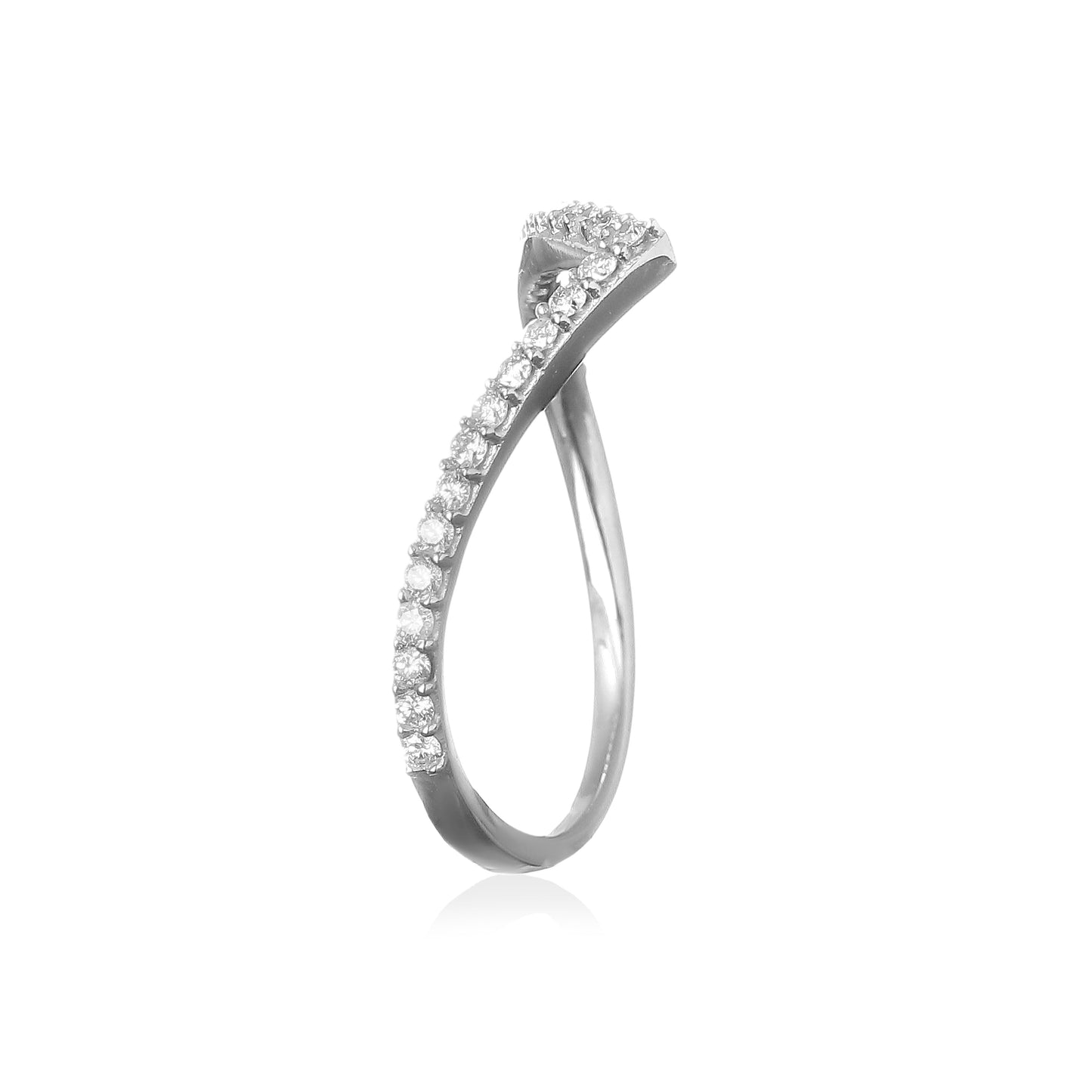 MEIA ALIANÇA APARADOR V 0.5 CT