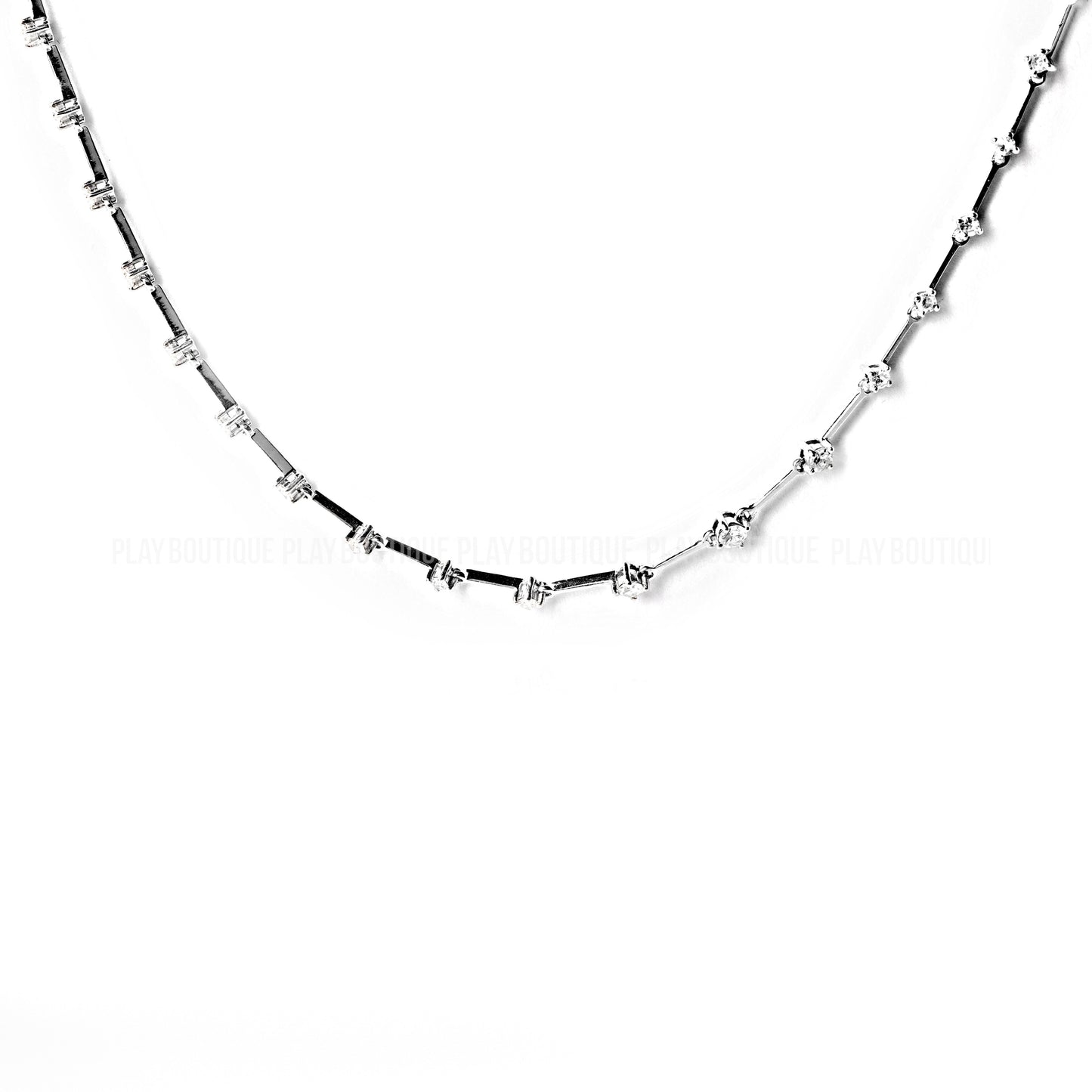 COLAR RIVIERA ESPAÇADO BRILHANTES 2.5 CT