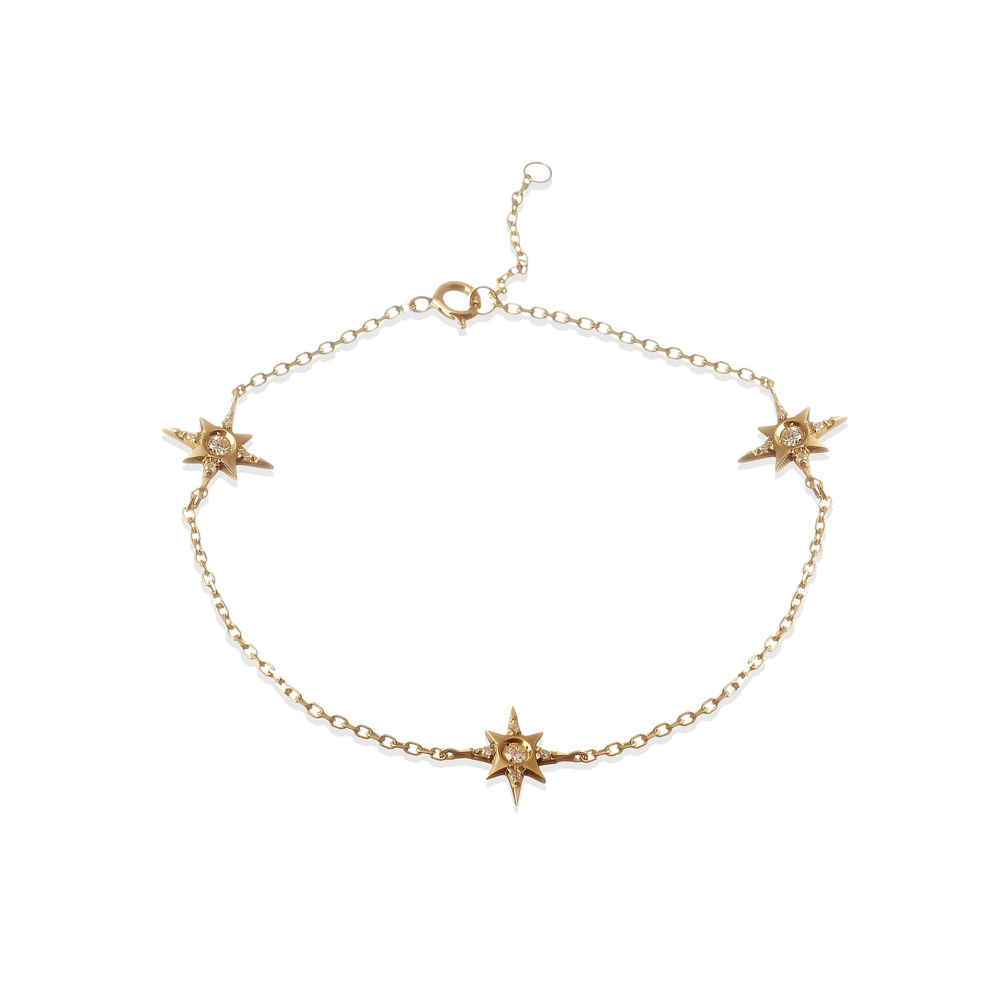 PULSEIRA ESTRELAS BRILHANTES 0.8 CT