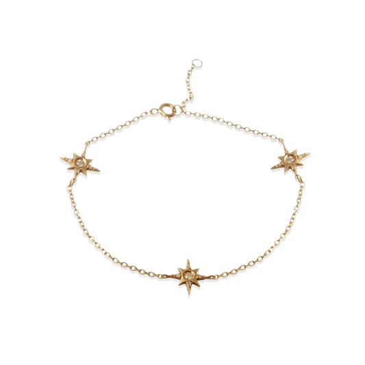PULSEIRA ESTRELAS BRILHANTES 0.8 CT